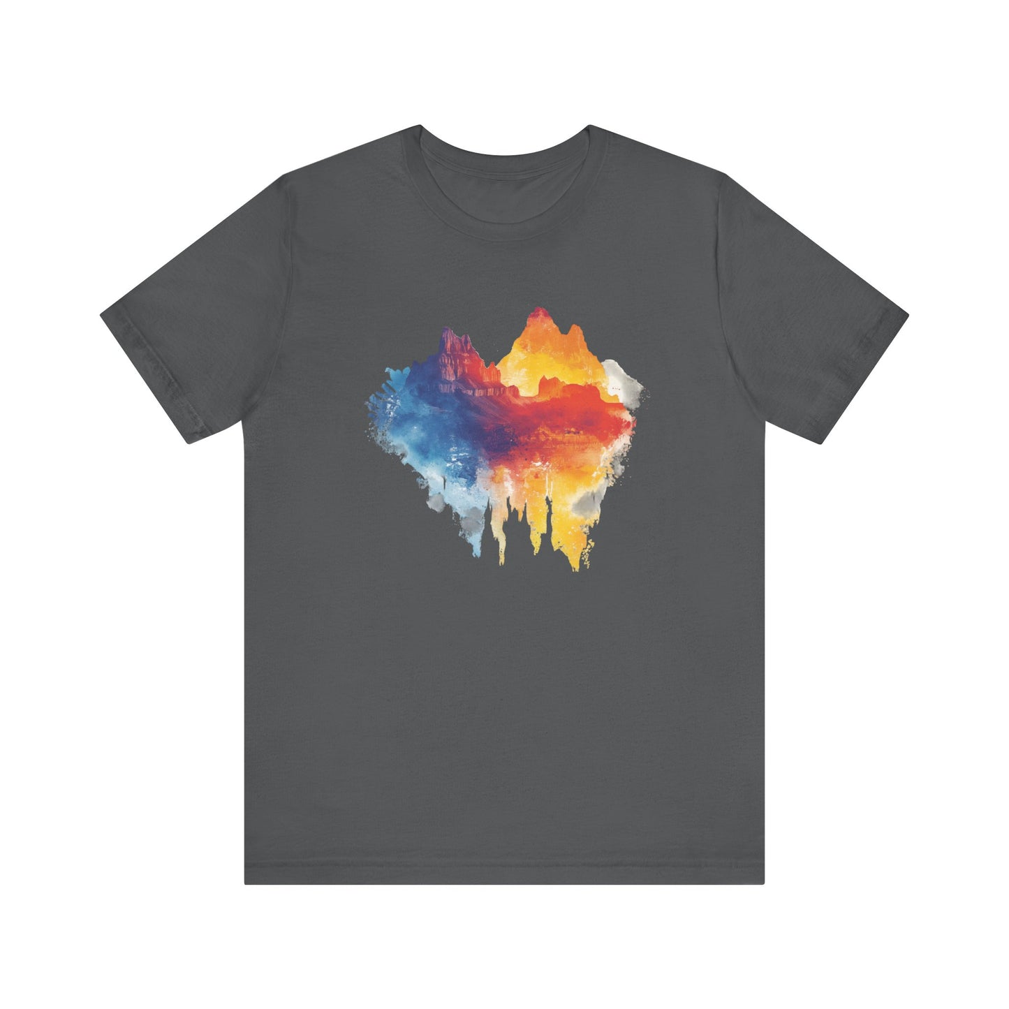 Grand Canyon Mountains Sunset - Water Color
