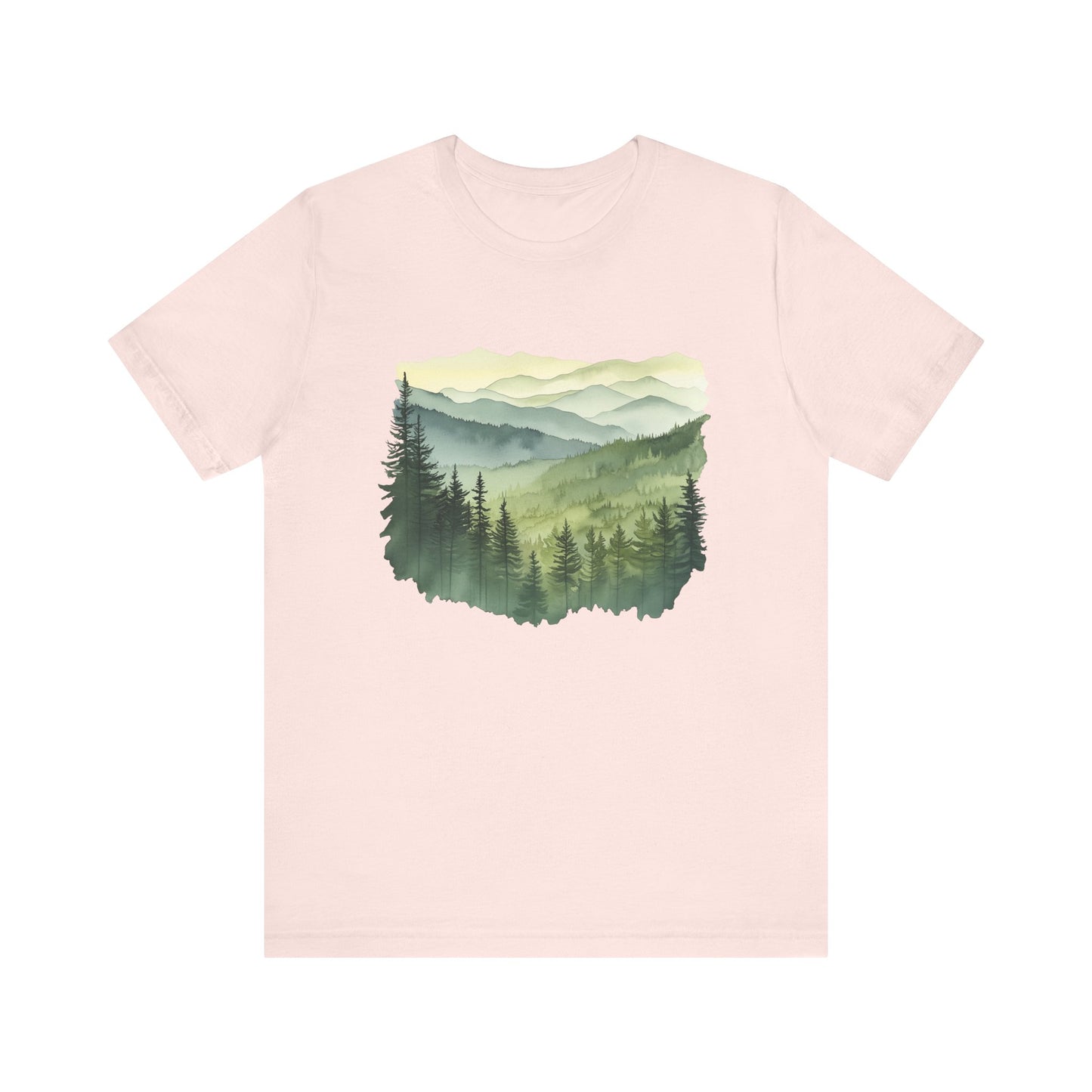 Great Smoky Mountains National Park - Green Shades Water Color