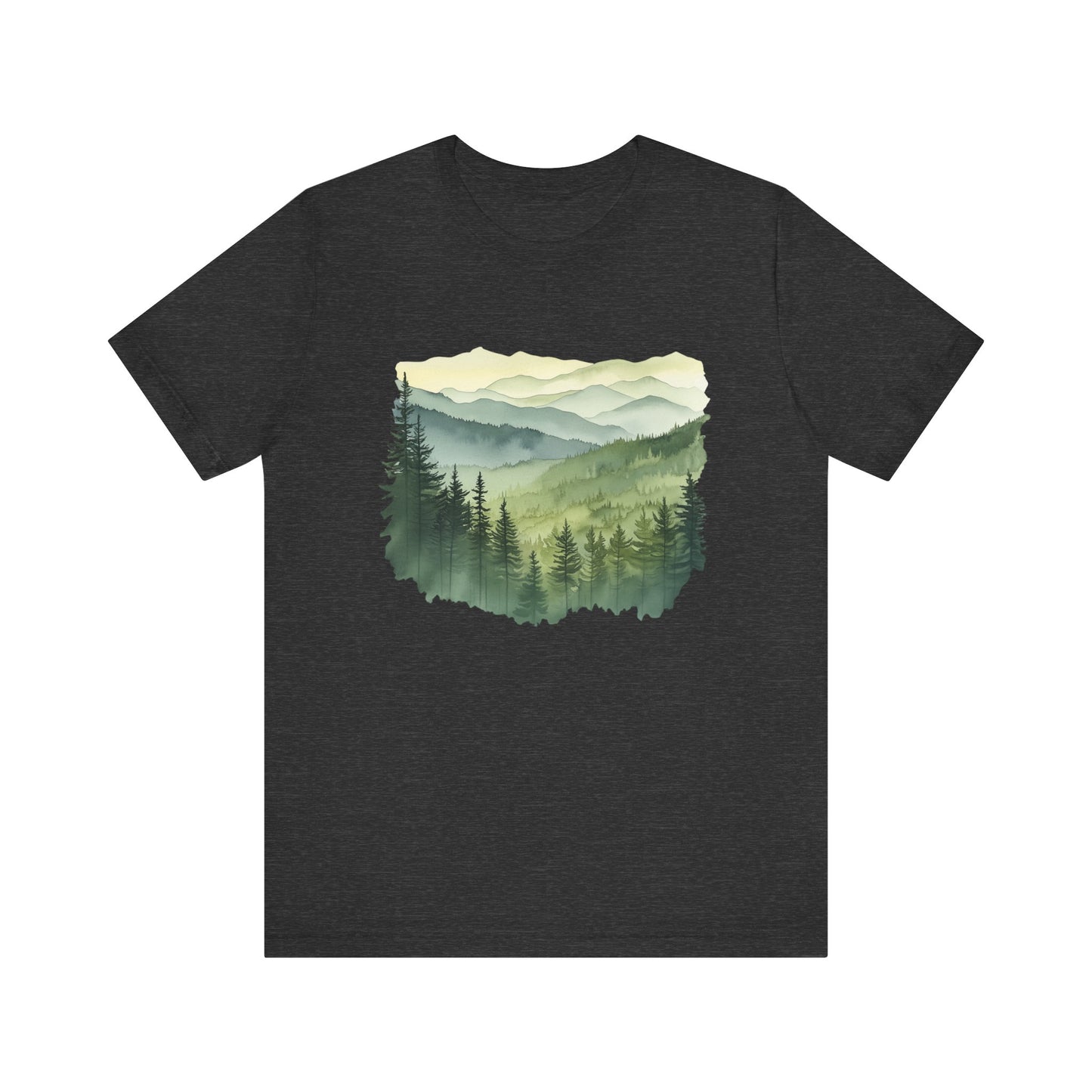 Great Smoky Mountains National Park - Green Shades Water Color
