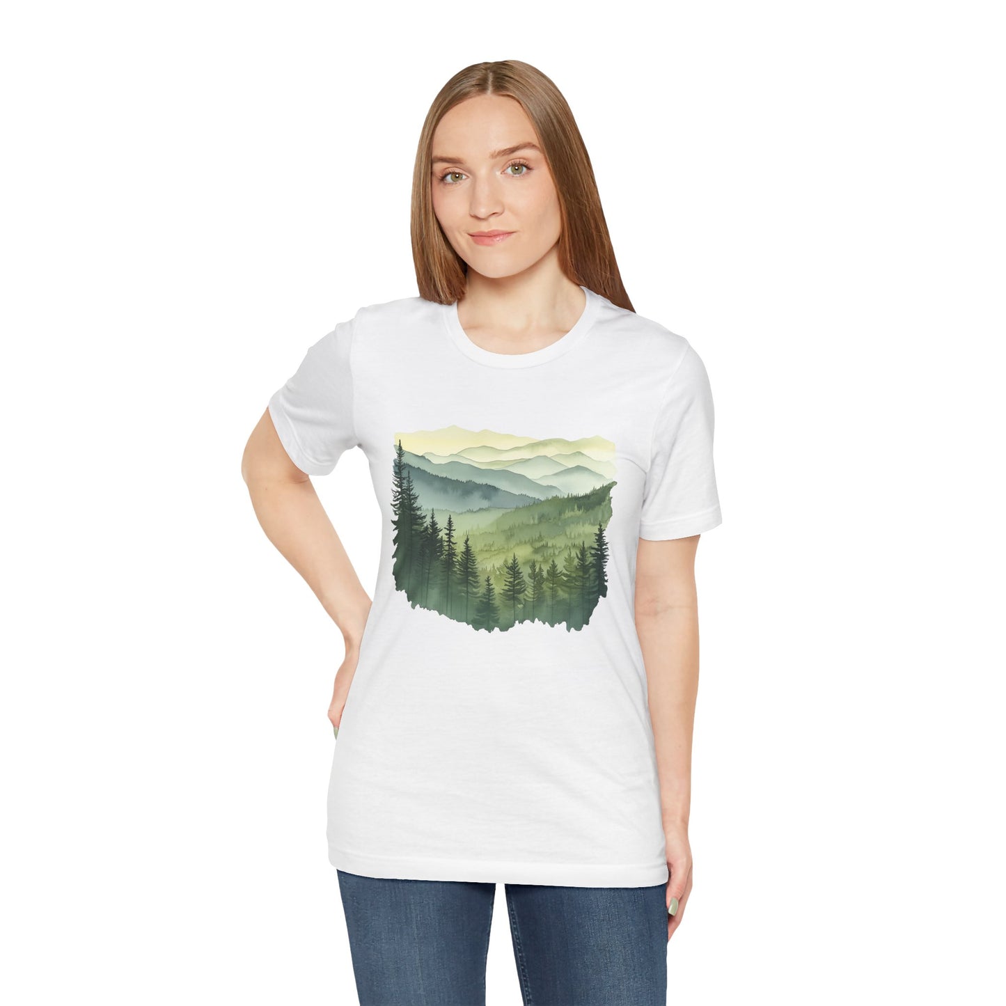 Great Smoky Mountains National Park - Green Shades Water Color