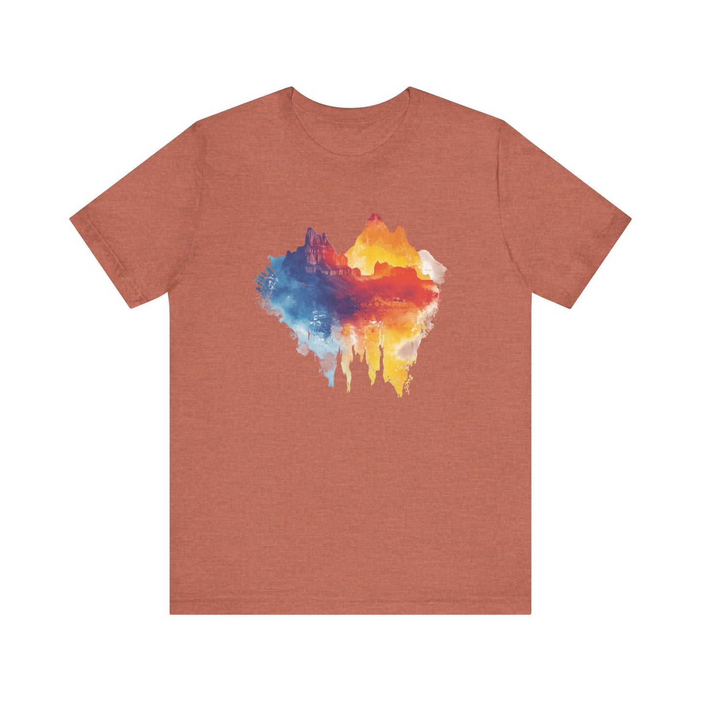 Grand Canyon Mountains Sunset - Water Color