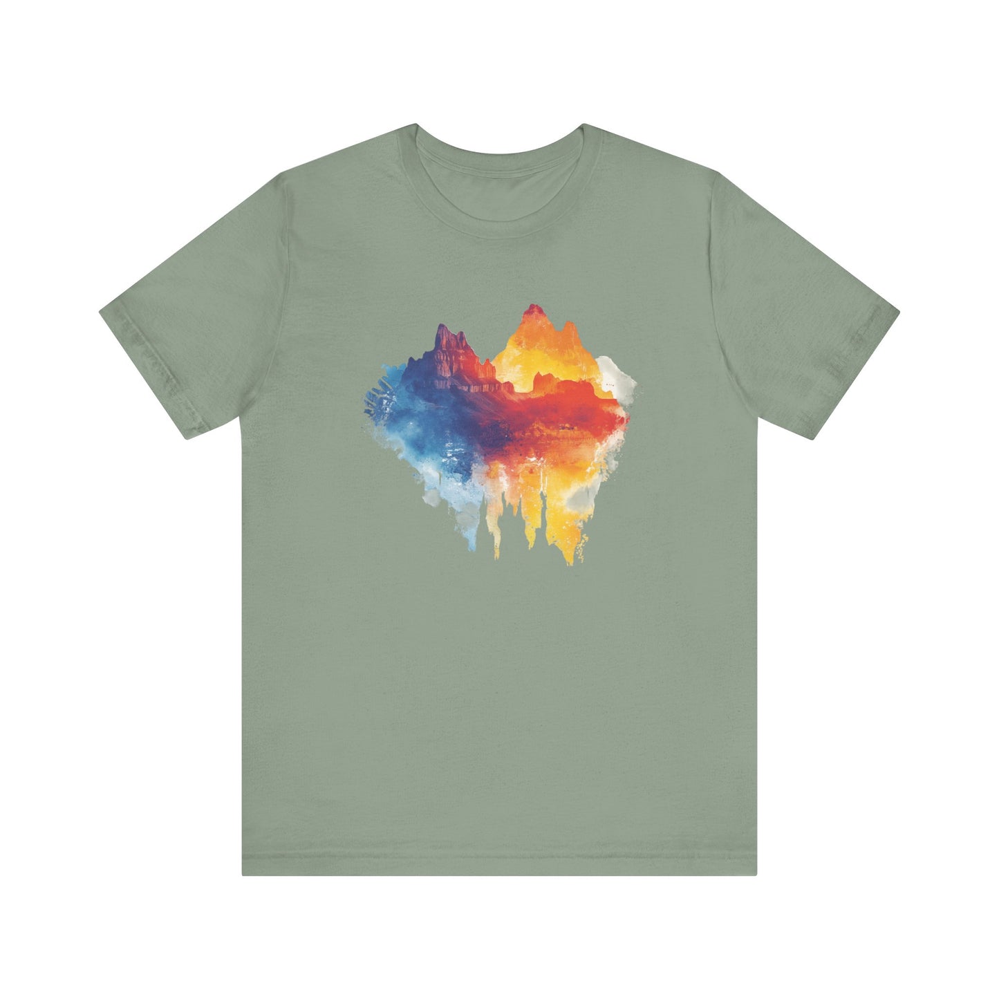 Grand Canyon Mountains Sunset - Water Color