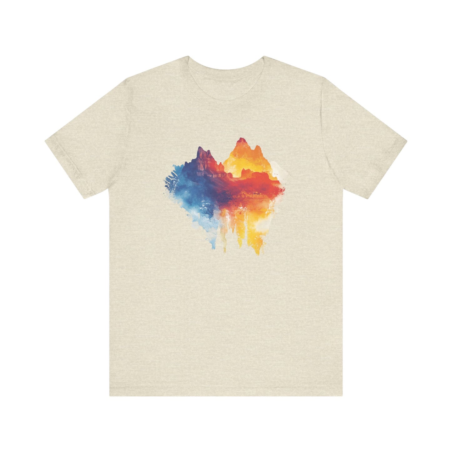Grand Canyon Mountains Sunset - Water Color
