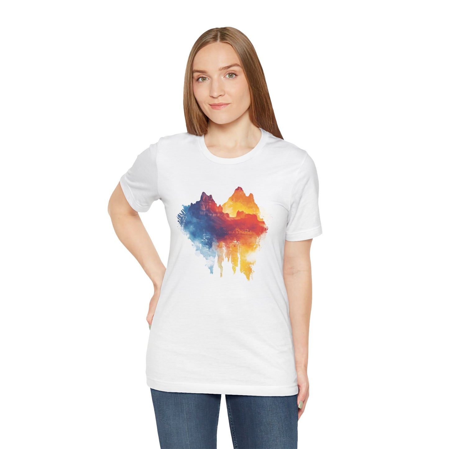 Grand Canyon Mountains Sunset - Water Color