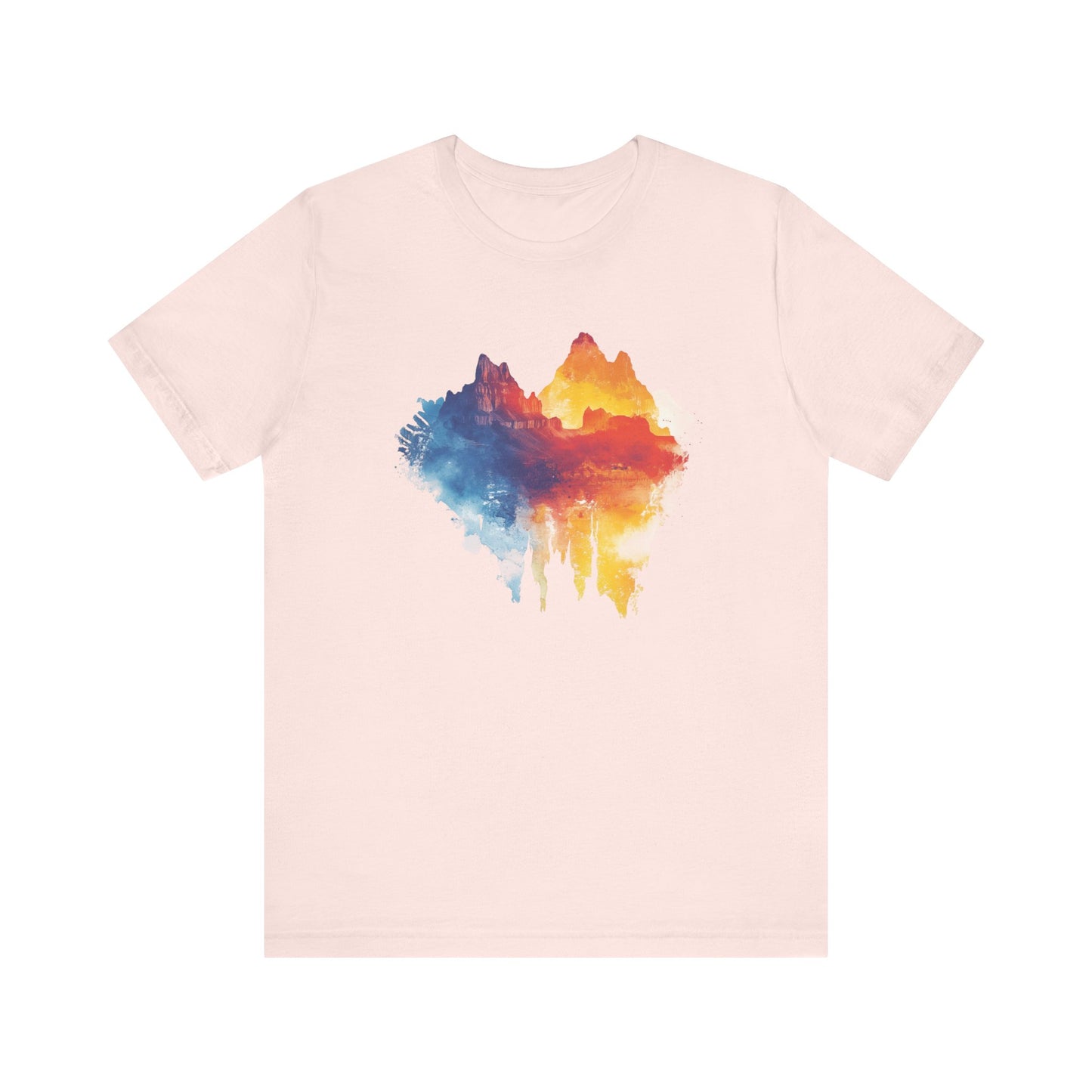 Grand Canyon Mountains Sunset - Water Color