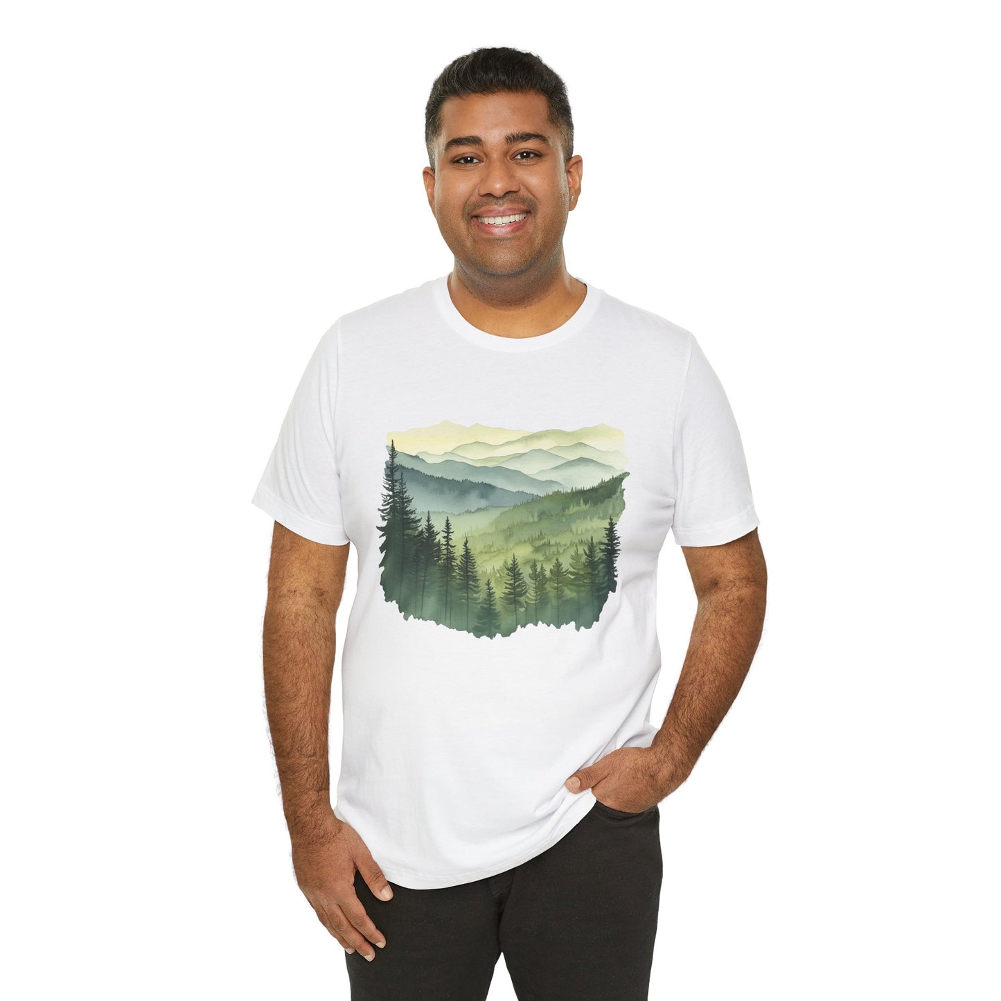 Great Smoky Mountains National Park - Green Shades Water Color