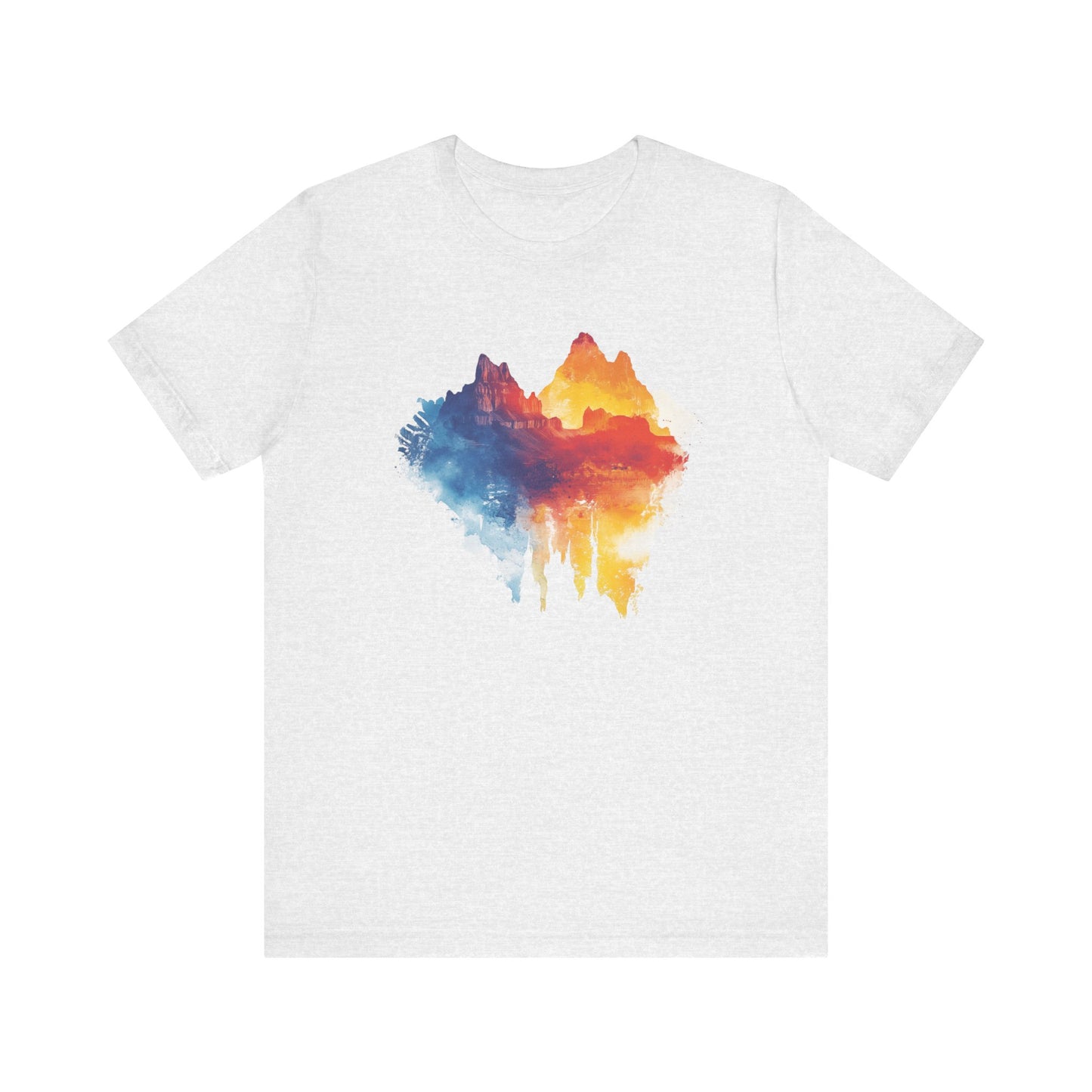 Grand Canyon Mountains Sunset - Water Color