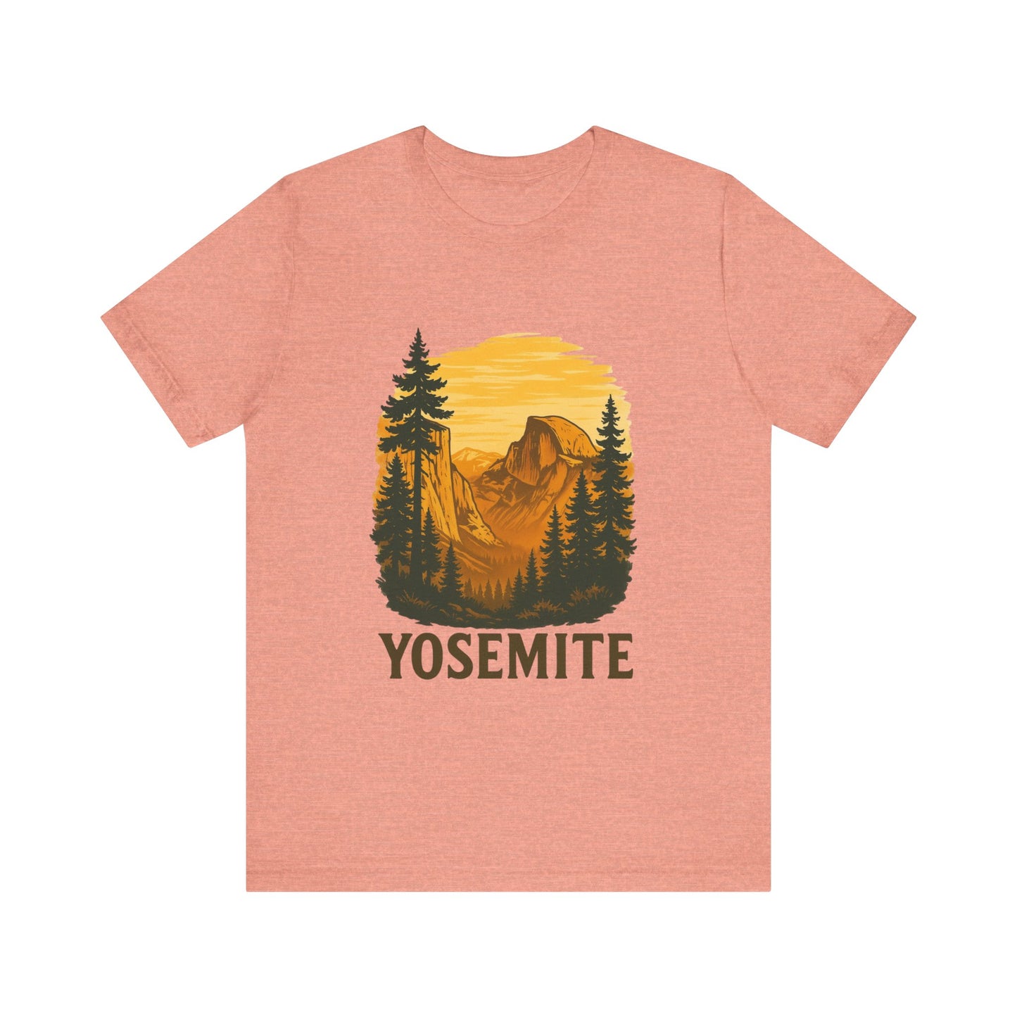 Yosemite National Park Tee - Vintage Retro Style Unisex T-Shirt
