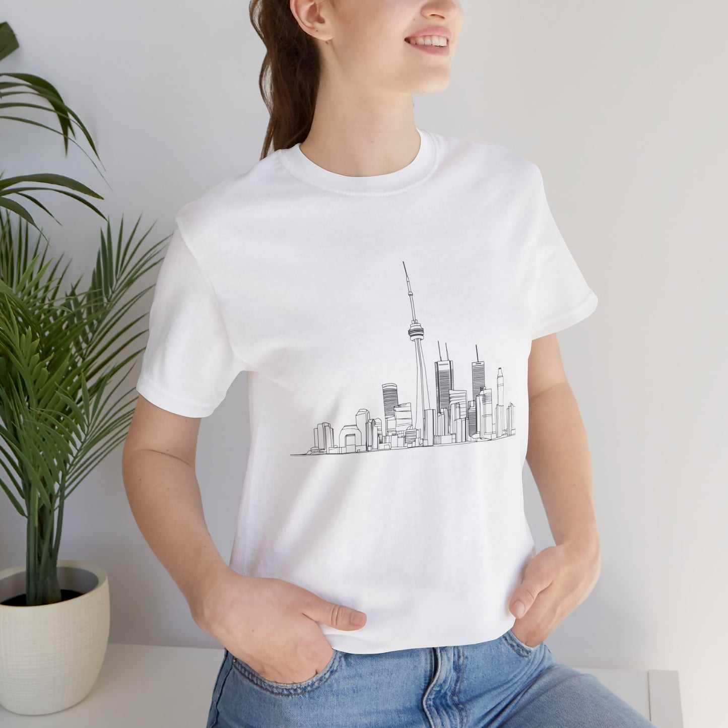 Toronto Skyine - Line Art T-Shirt