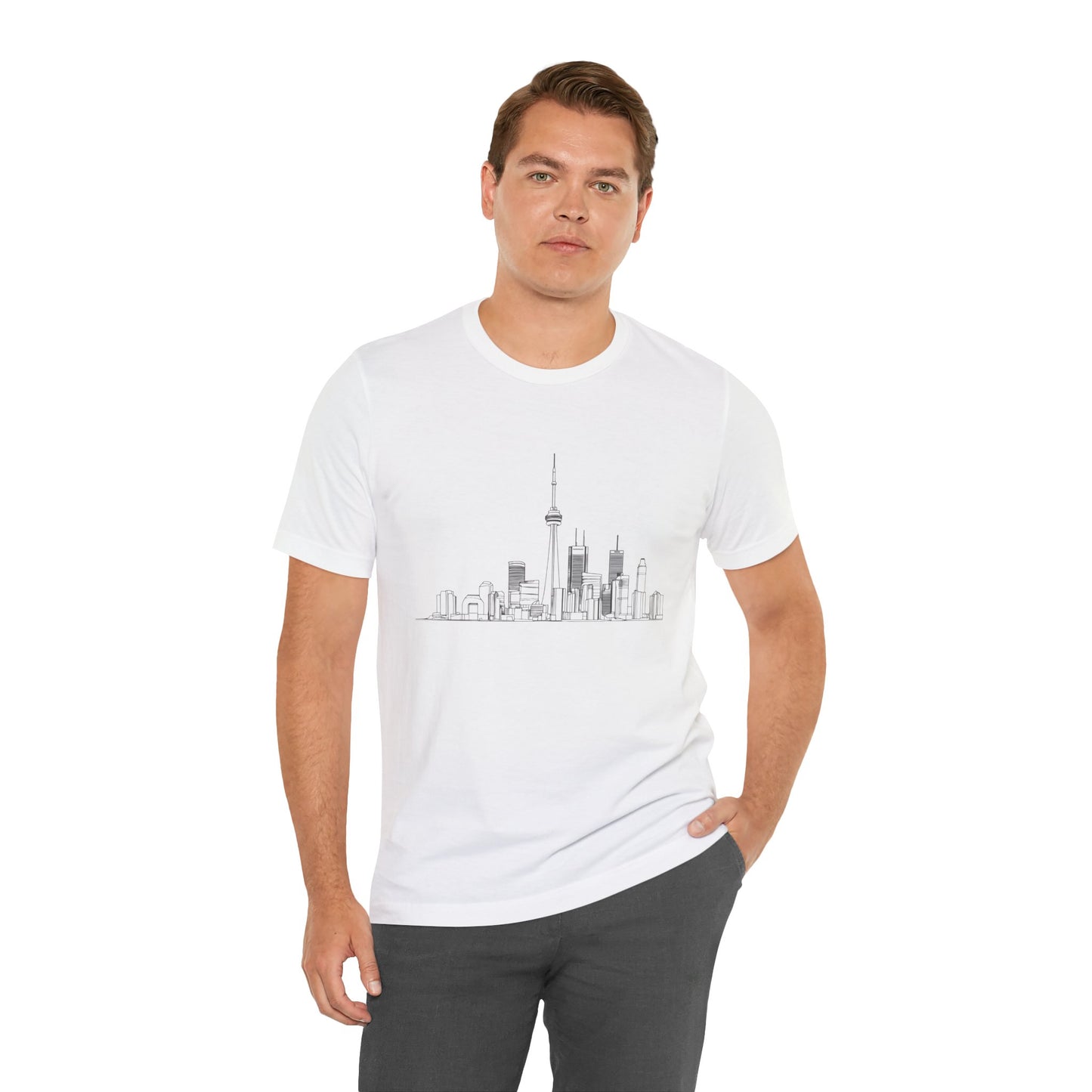 Toronto Skyine - Line Art T-Shirt