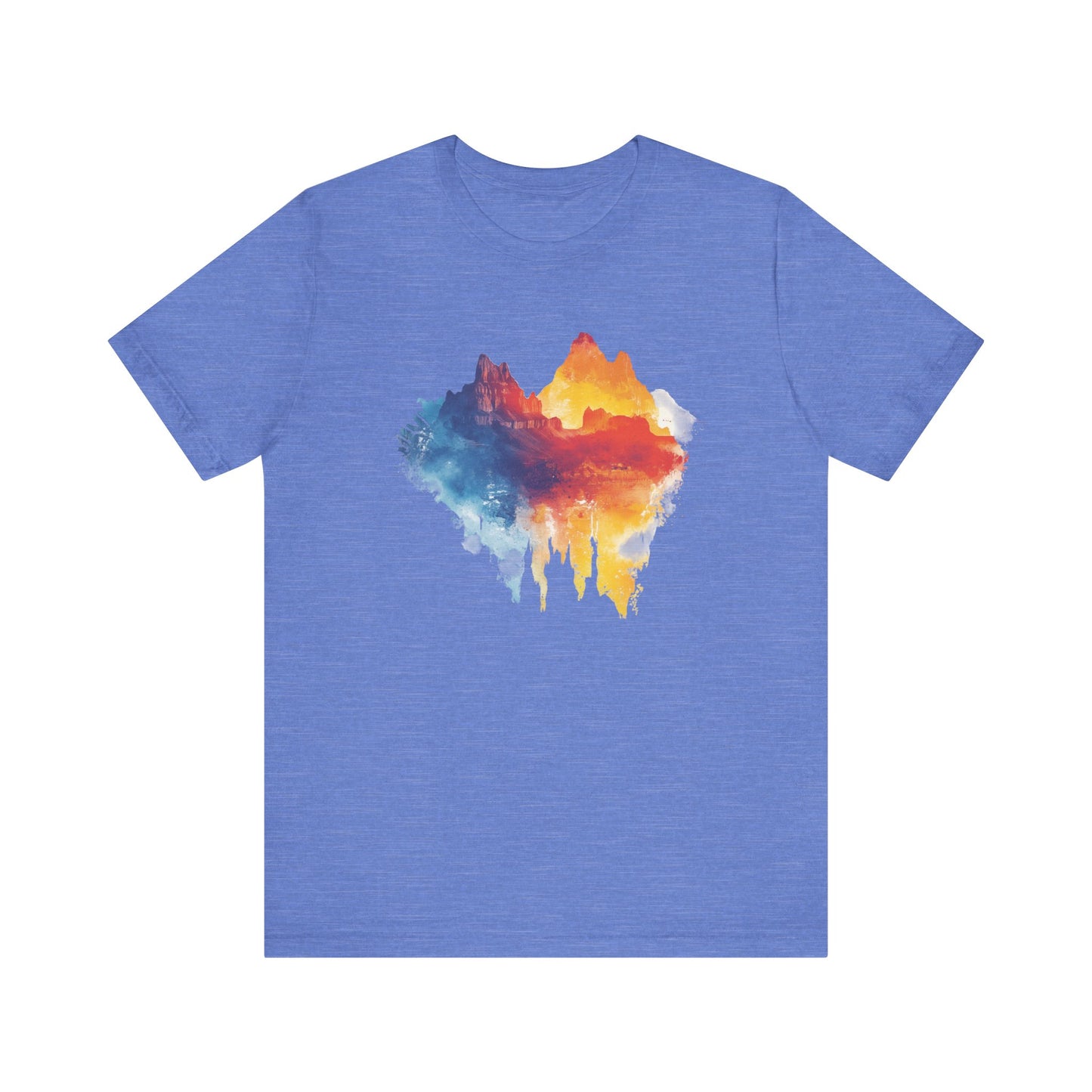 Grand Canyon Mountains Sunset - Water Color