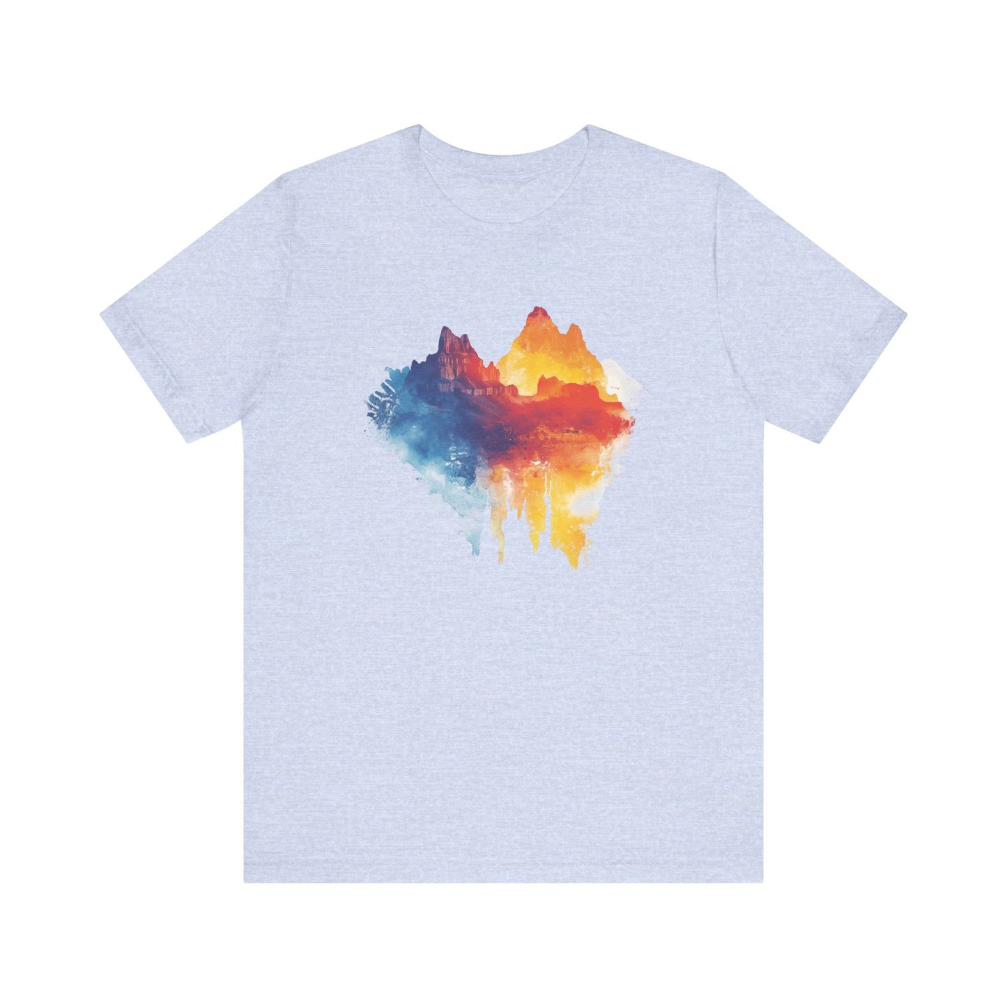 Grand Canyon Mountains Sunset - Water Color
