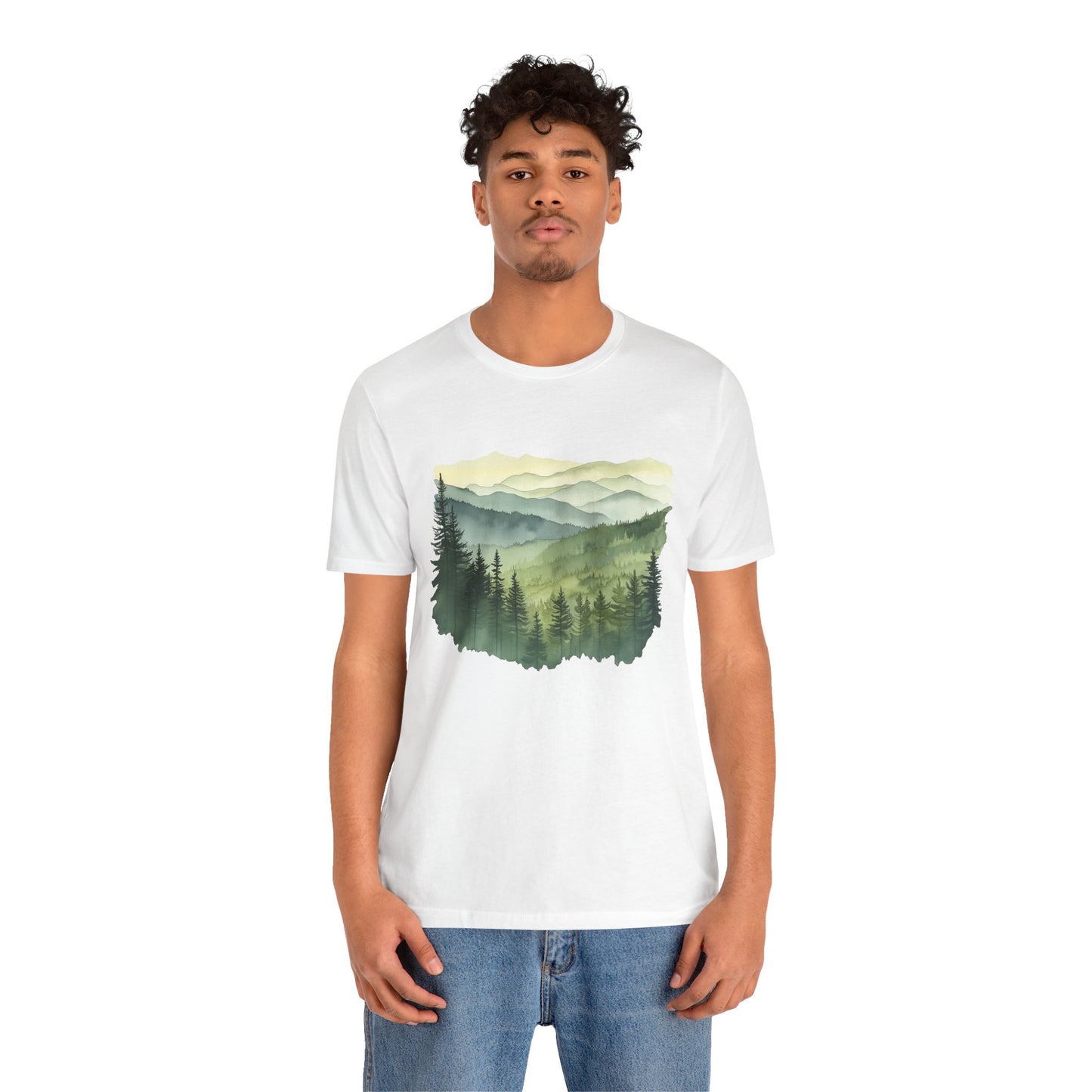 Great Smoky Mountains National Park - Green Shades Water Color