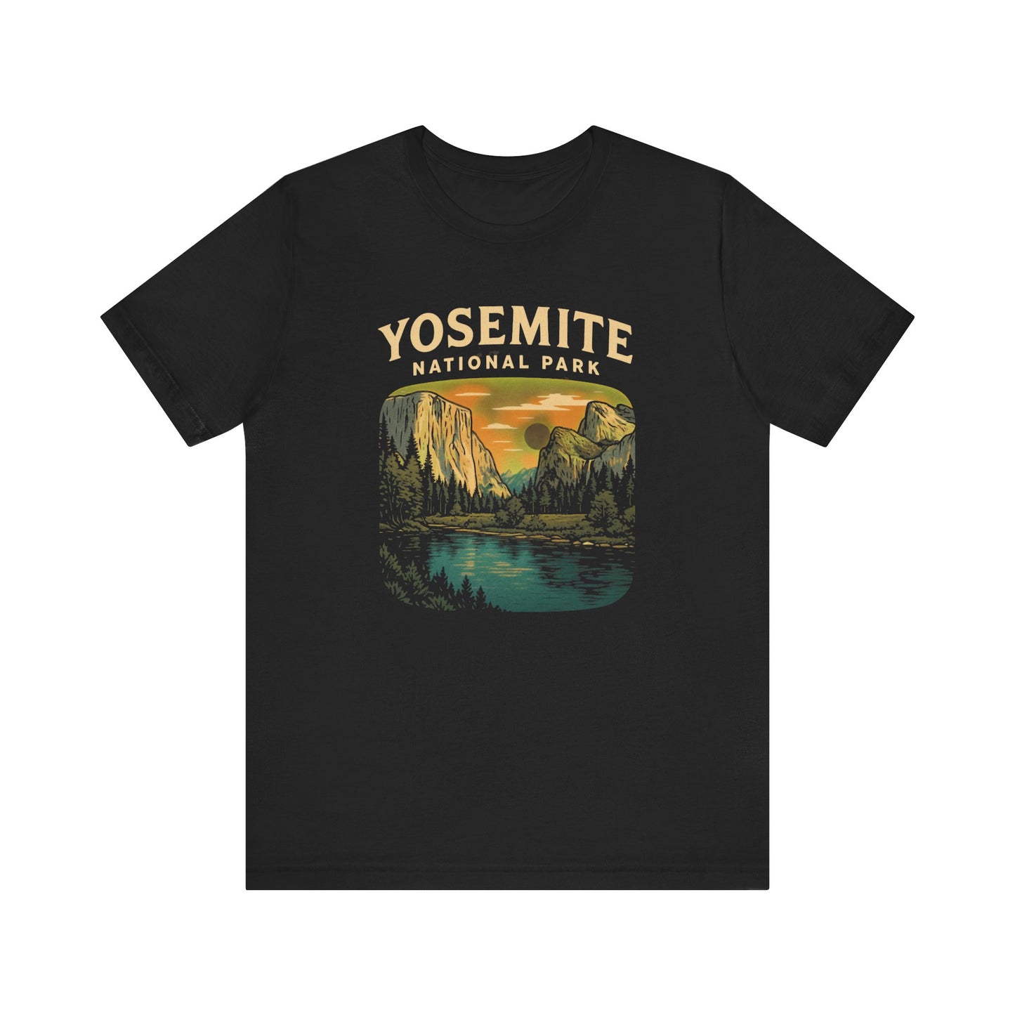 Yosemite National Park Landscape Unisex Tee