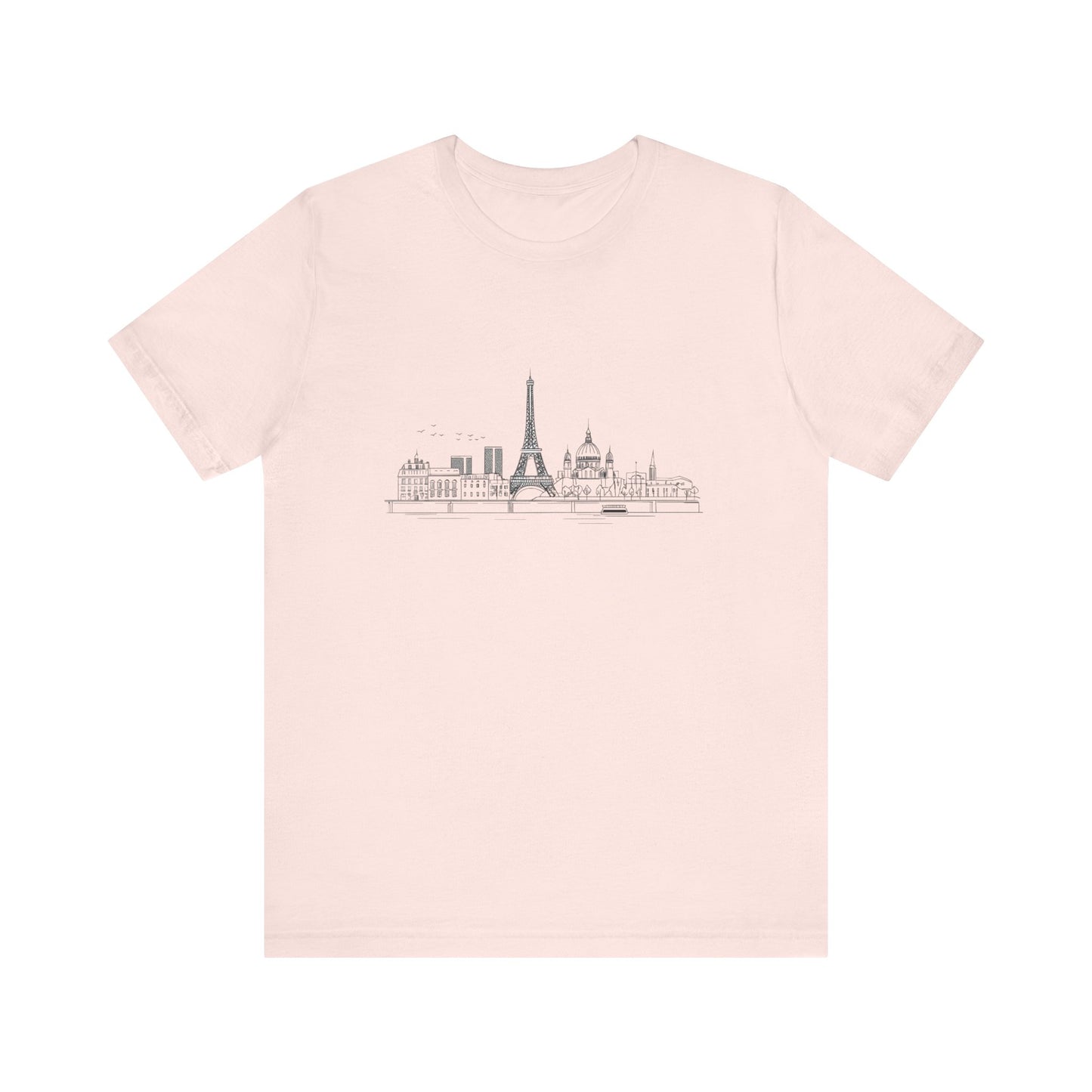 Paris Skyline - Line Art