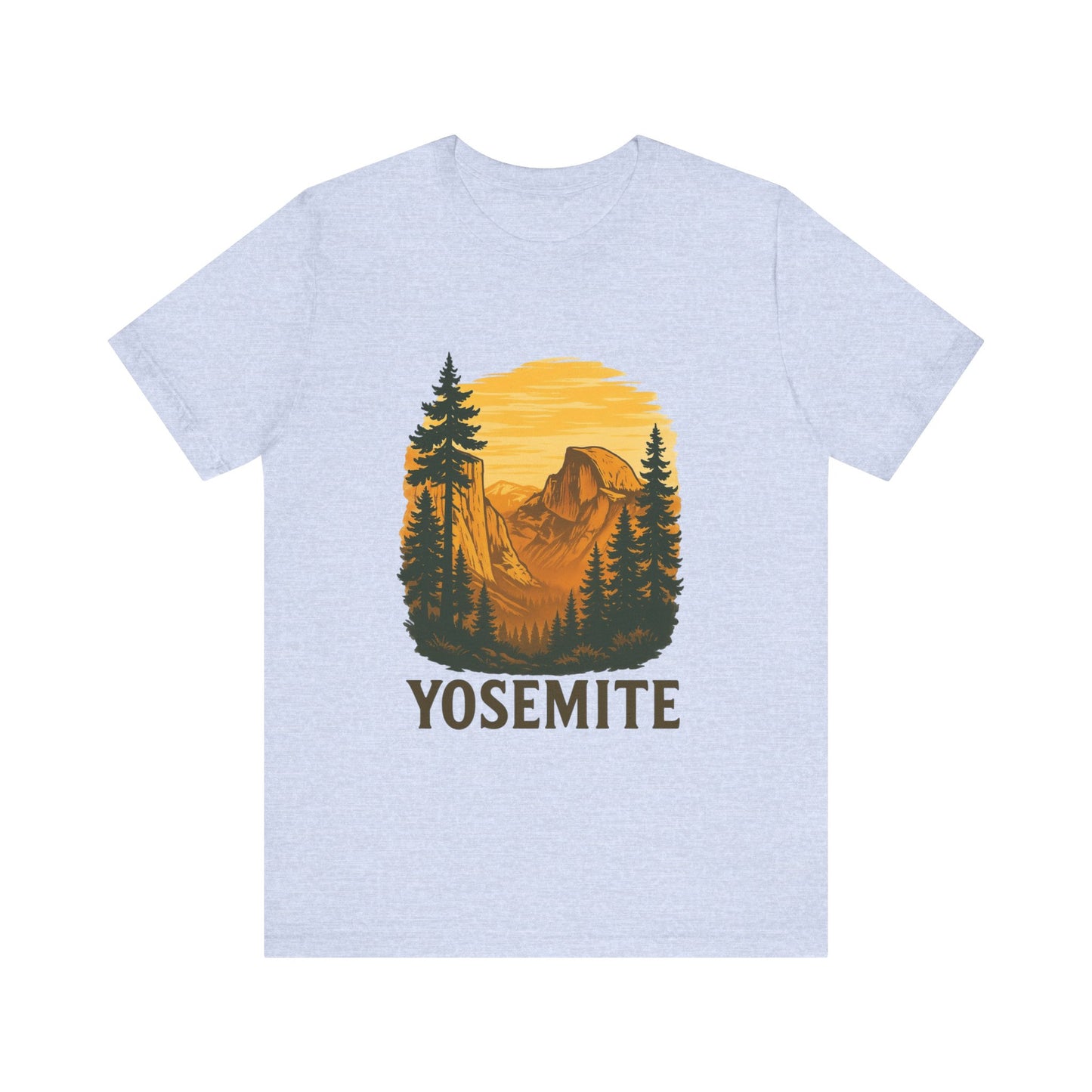 Yosemite National Park Tee - Vintage Retro Style Unisex T-Shirt