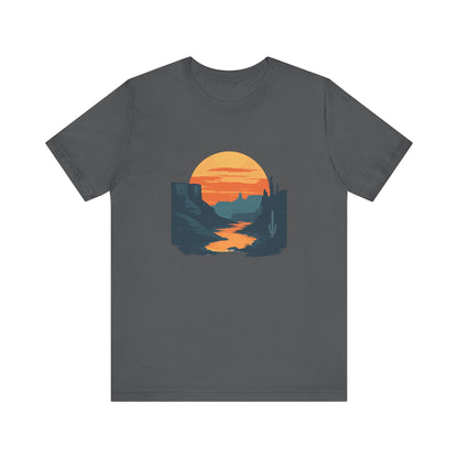 Grand Canyon T-shirt - Colorado River Sunset - Flat art