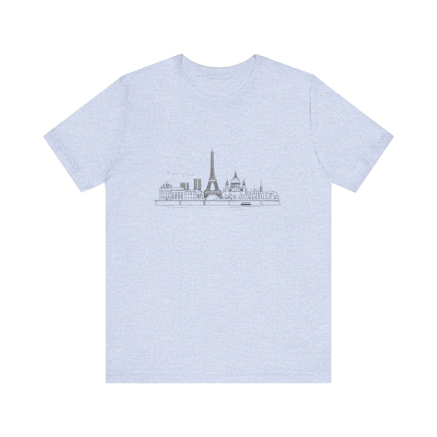 Paris Skyline - Line Art