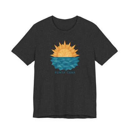 Punta Cana Geometric Sunburst Tee