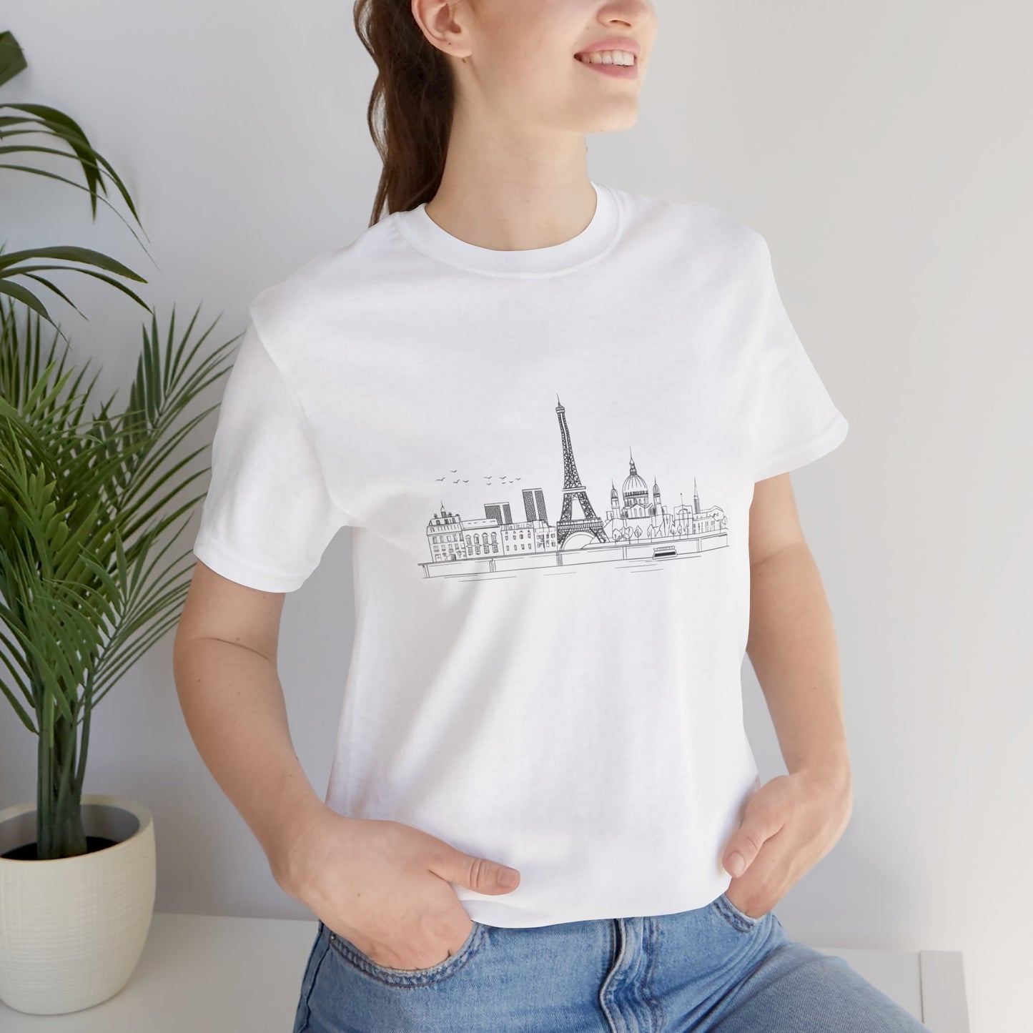 Paris Skyline - Line Art