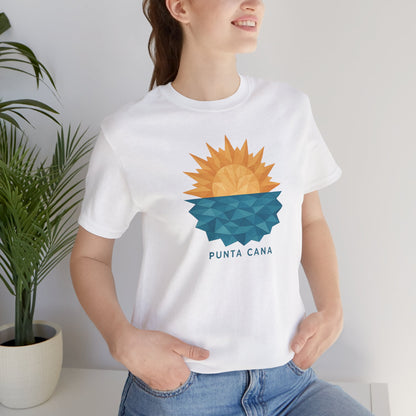Punta Cana Geometric Sunburst Tee