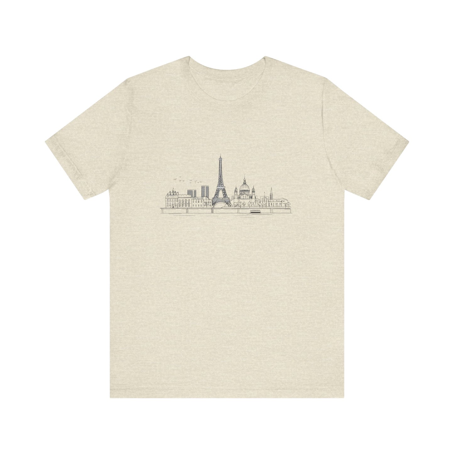 Paris Skyline - Line Art