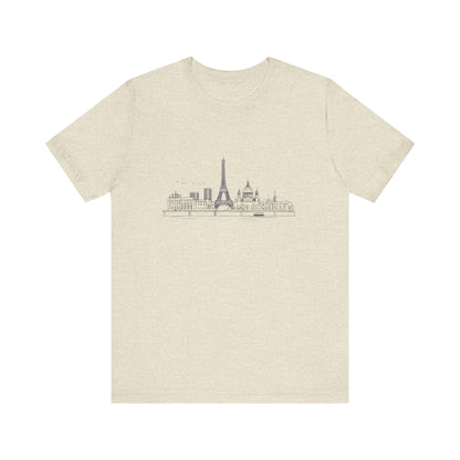 Paris Skyline - Line Art