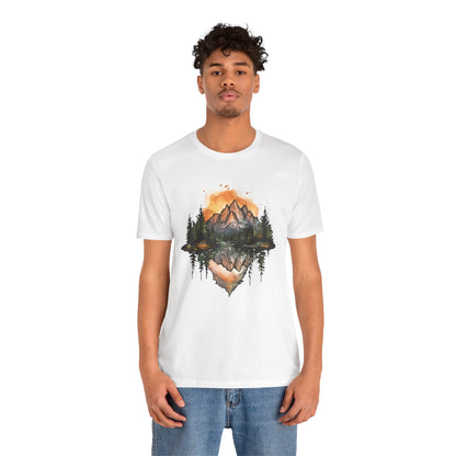 Rocky Mountain National Park Sunset - Water Color T-Shirt