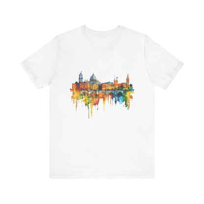 Rome Sky Line - Water Color