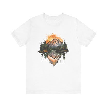 Rocky Mountain National Park Sunset - Water Color T-Shirt