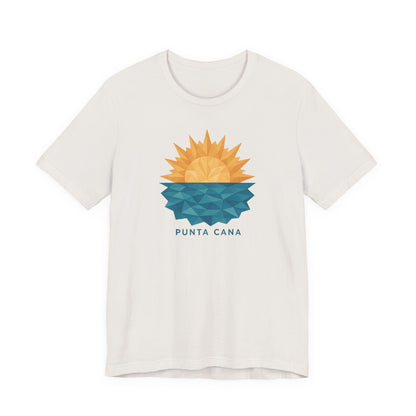 Punta Cana Geometric Sunburst Tee