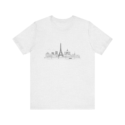 Paris Skyline - Line Art