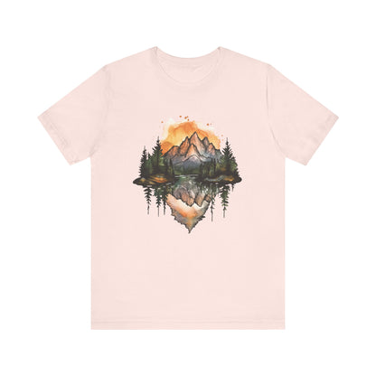 Rocky Mountain National Park Sunset - Water Color T-Shirt