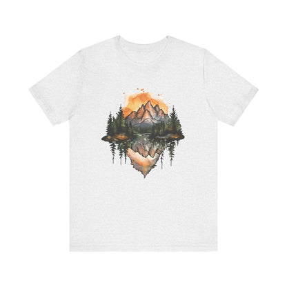 Rocky Mountain National Park Sunset - Water Color T-Shirt