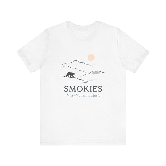 Misty Ridgeline Smokies Minimalist Tee