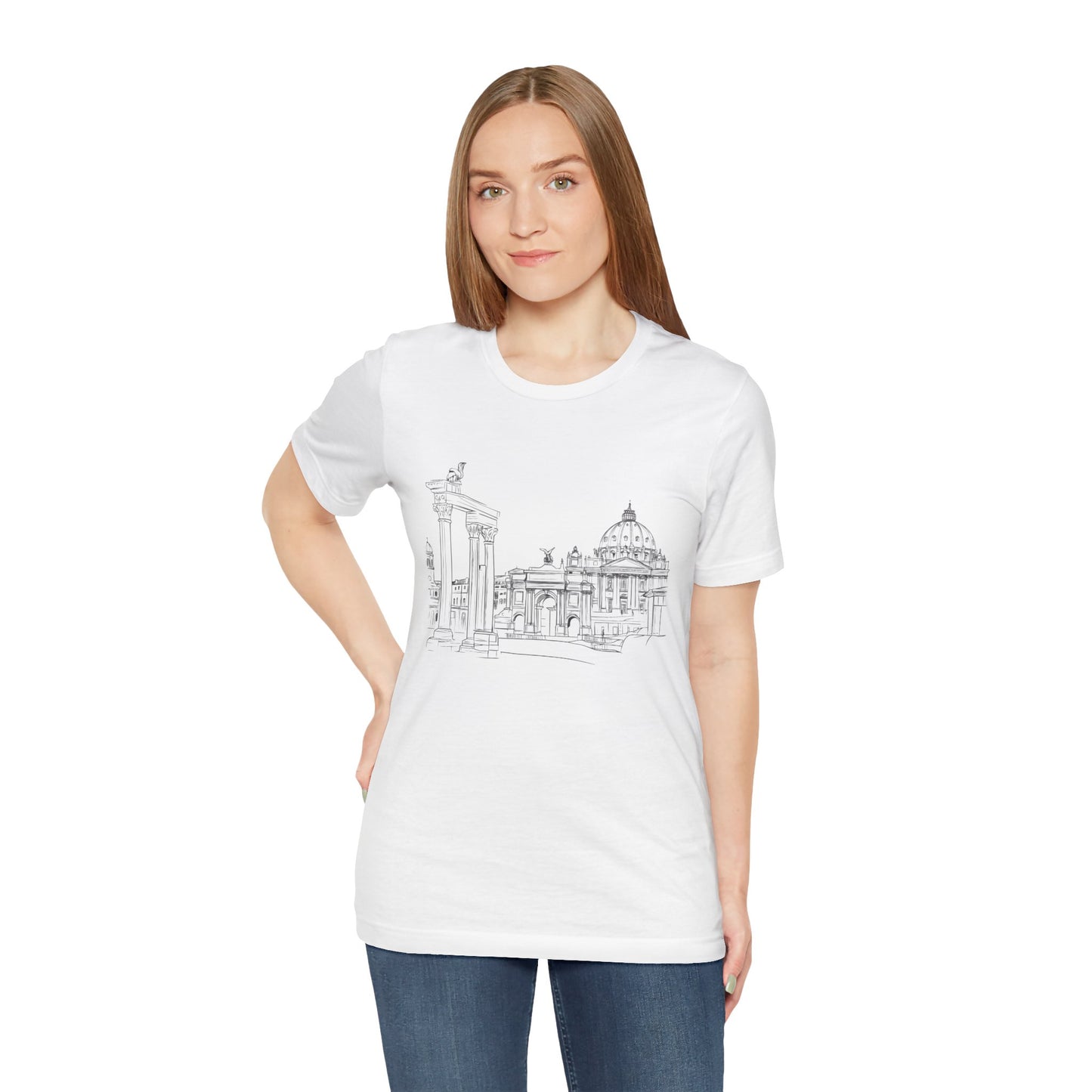 Rome  - Line Art T-Shirt