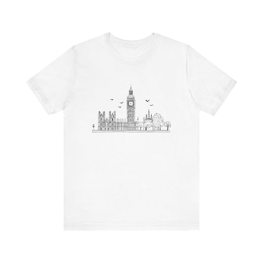 London Skyline Big Ben - Line Art