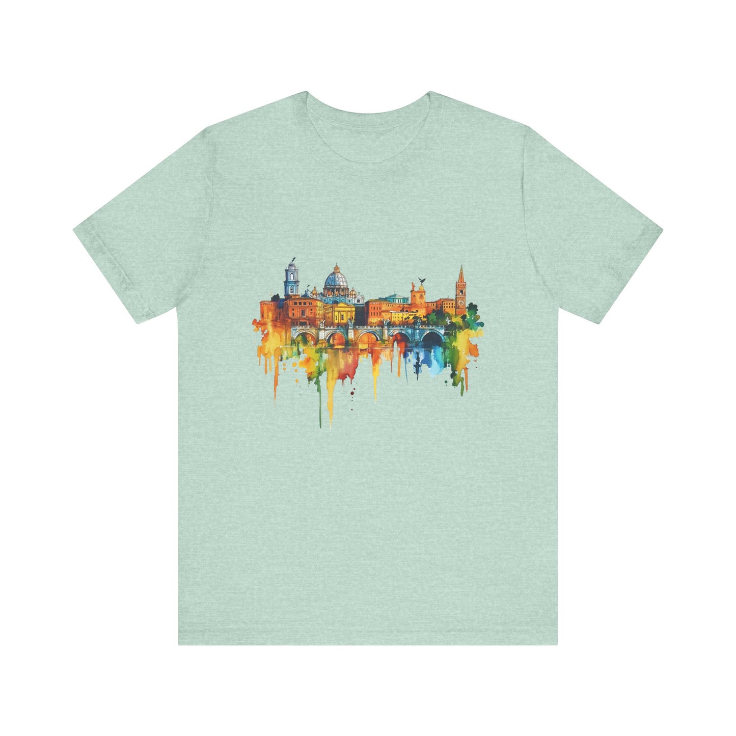 Rome Sky Line - Water Color