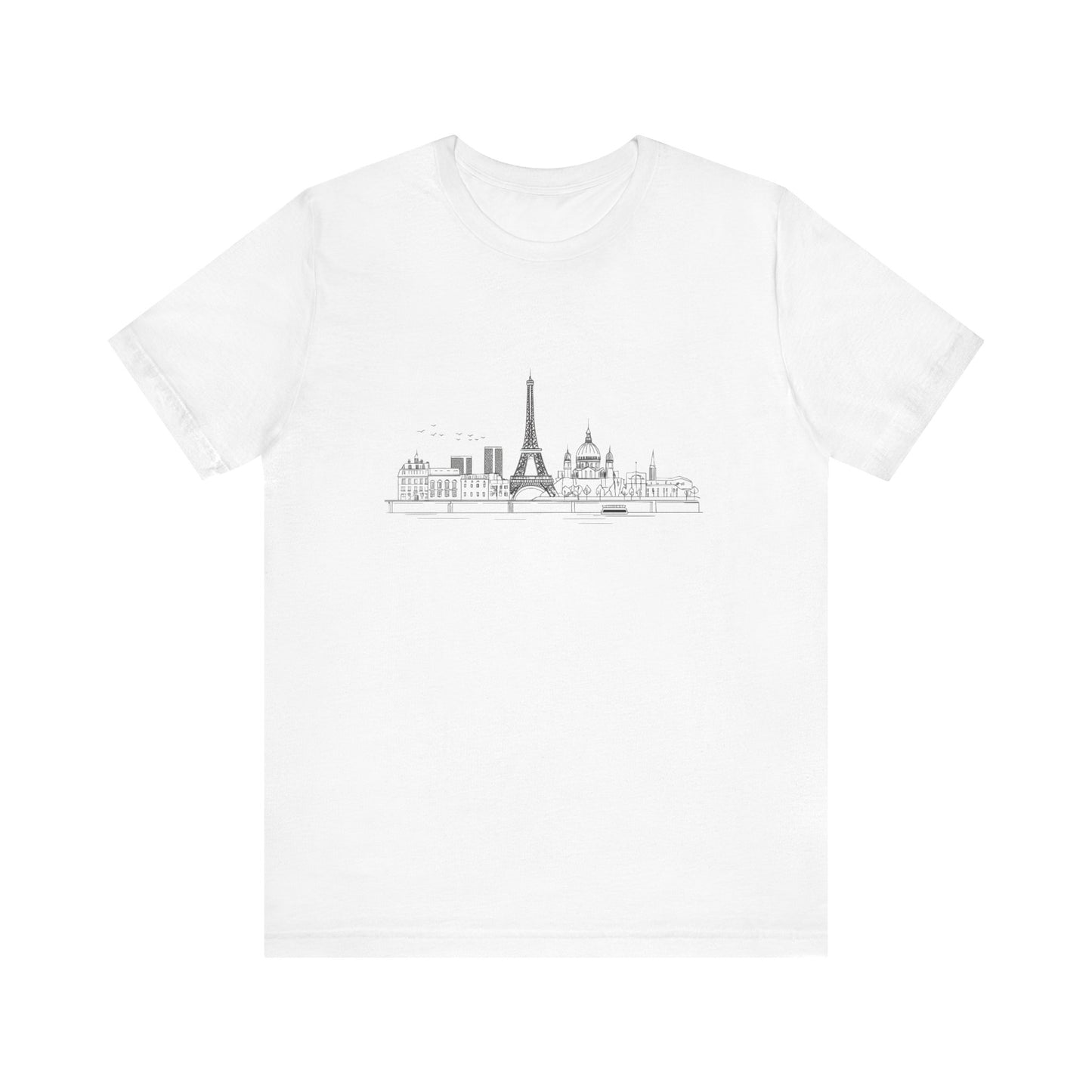 Paris Skyline - Line Art