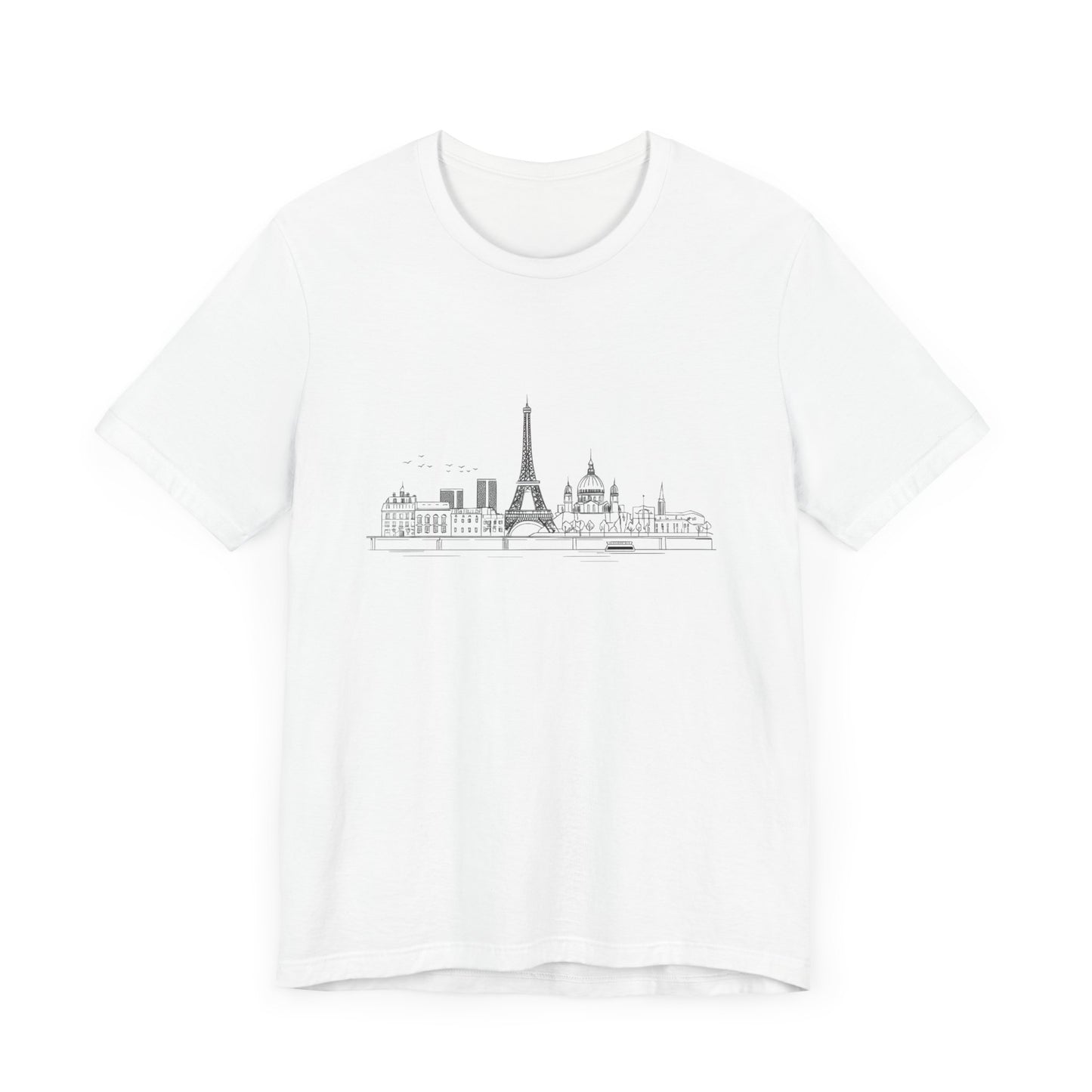 Paris Skyline - Line Art