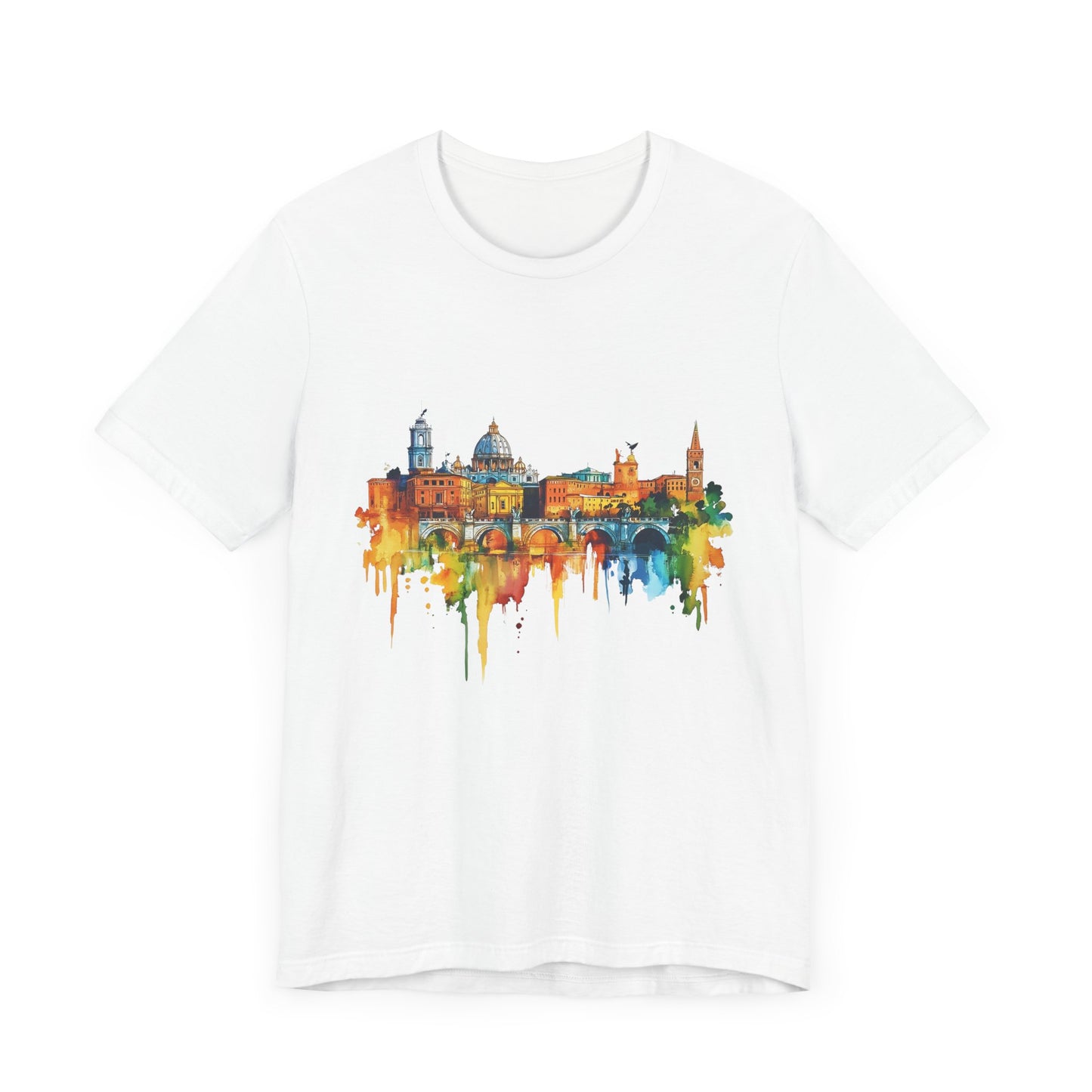 Rome Sky Line - Water Color