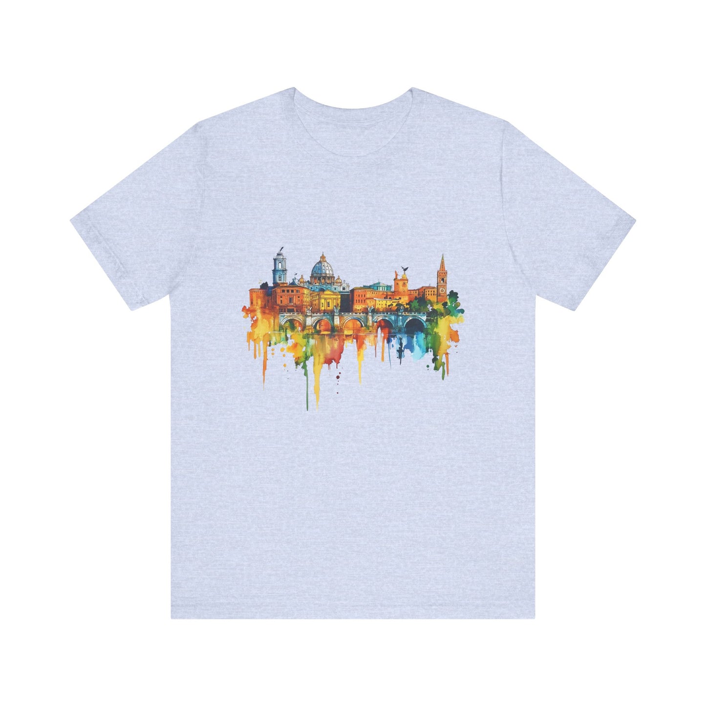 Rome Sky Line - Water Color