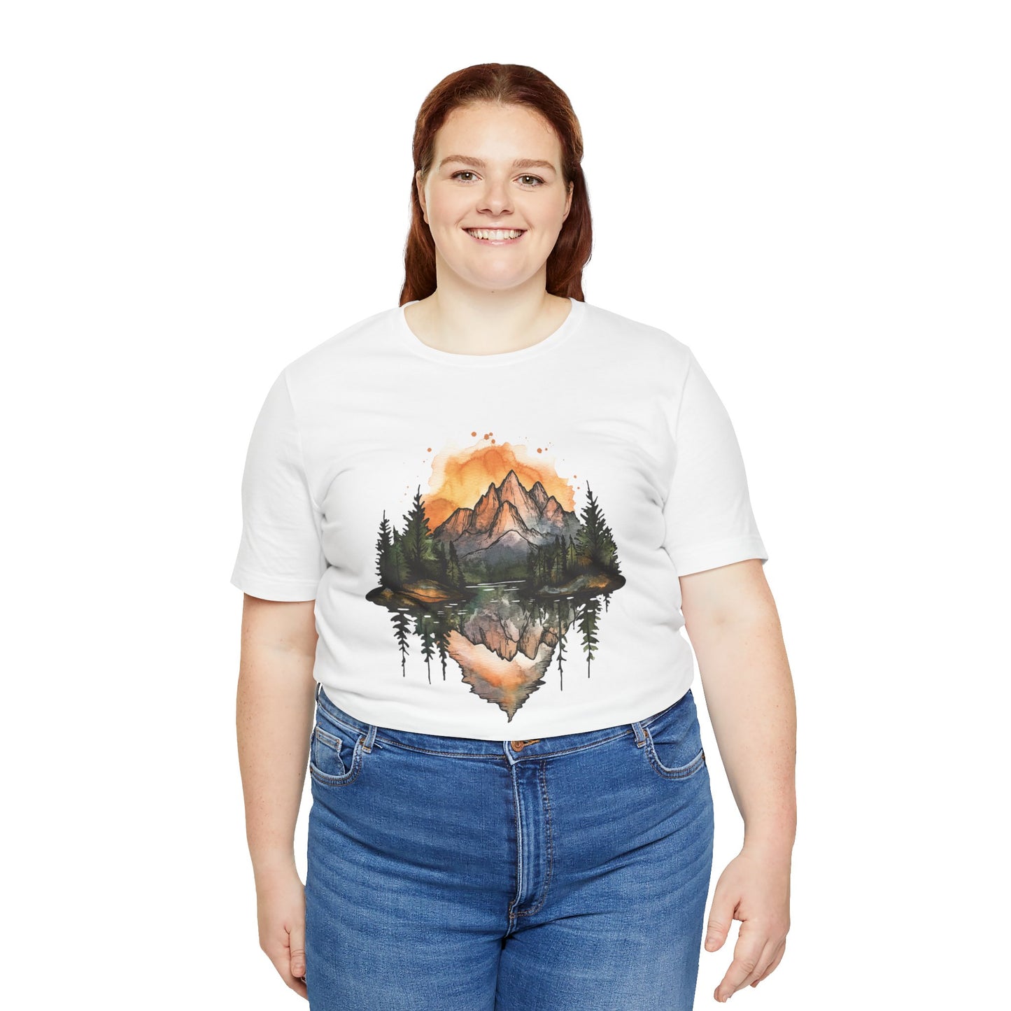 Rocky Mountain National Park Sunset - Water Color T-Shirt