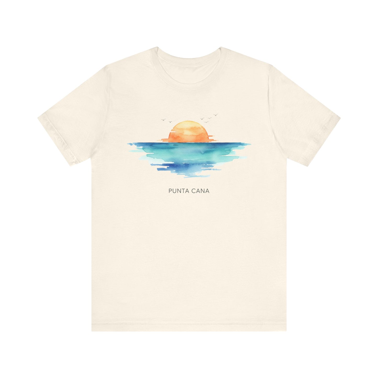 Punta Cana - Fading Sunset Watercolor Tee