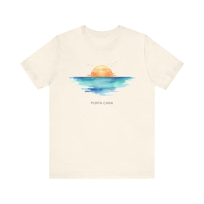 Punta Cana - Fading Sunset Watercolor Tee