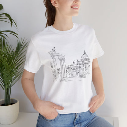 Rome  - Line Art T-Shirt