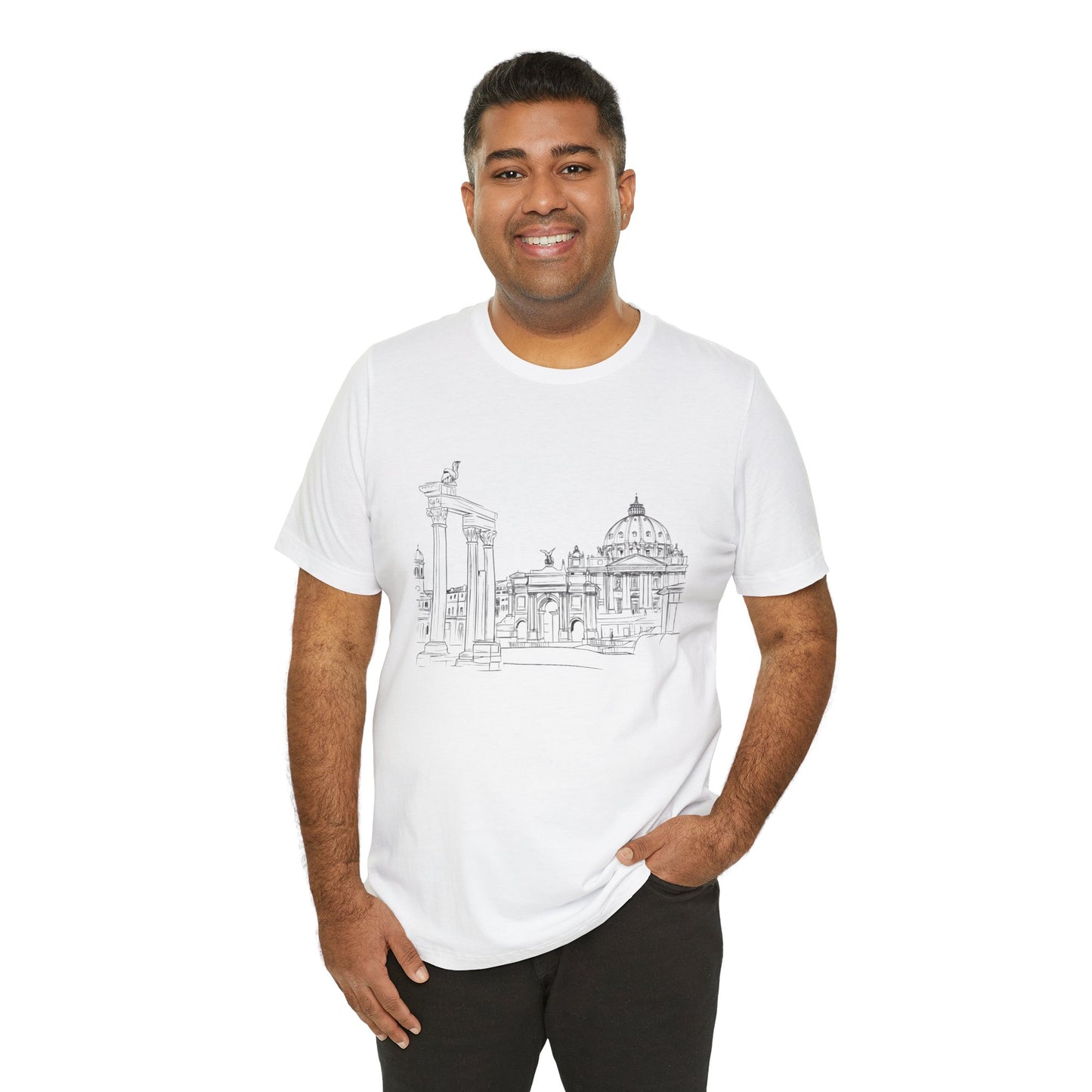 Rome  - Line Art T-Shirt