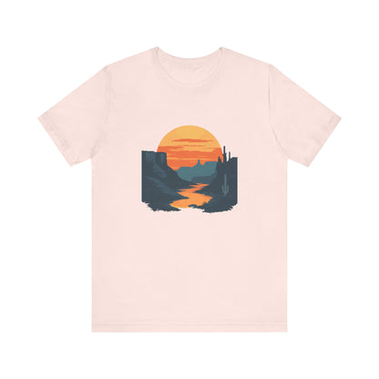 Grand Canyon T-shirt - Colorado River Sunset - Flat art