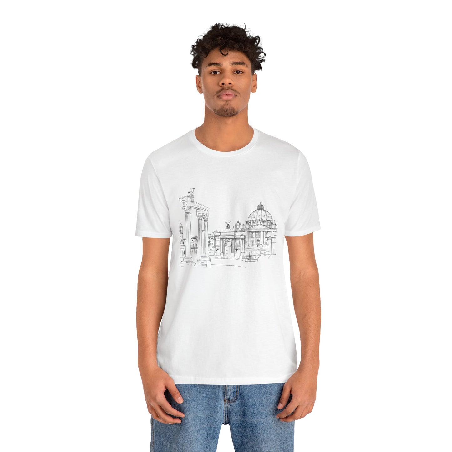 Rome  - Line Art T-Shirt