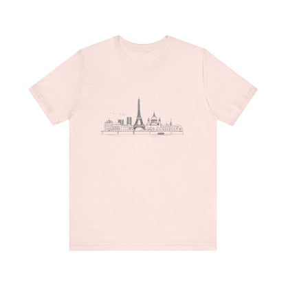 Paris Skyline - Line Art